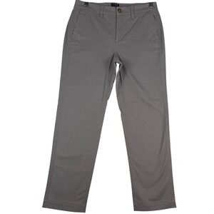 J.Crew High-Rise Girlfriend Chino Pants Women 4P Gray Stretch Twill NWT